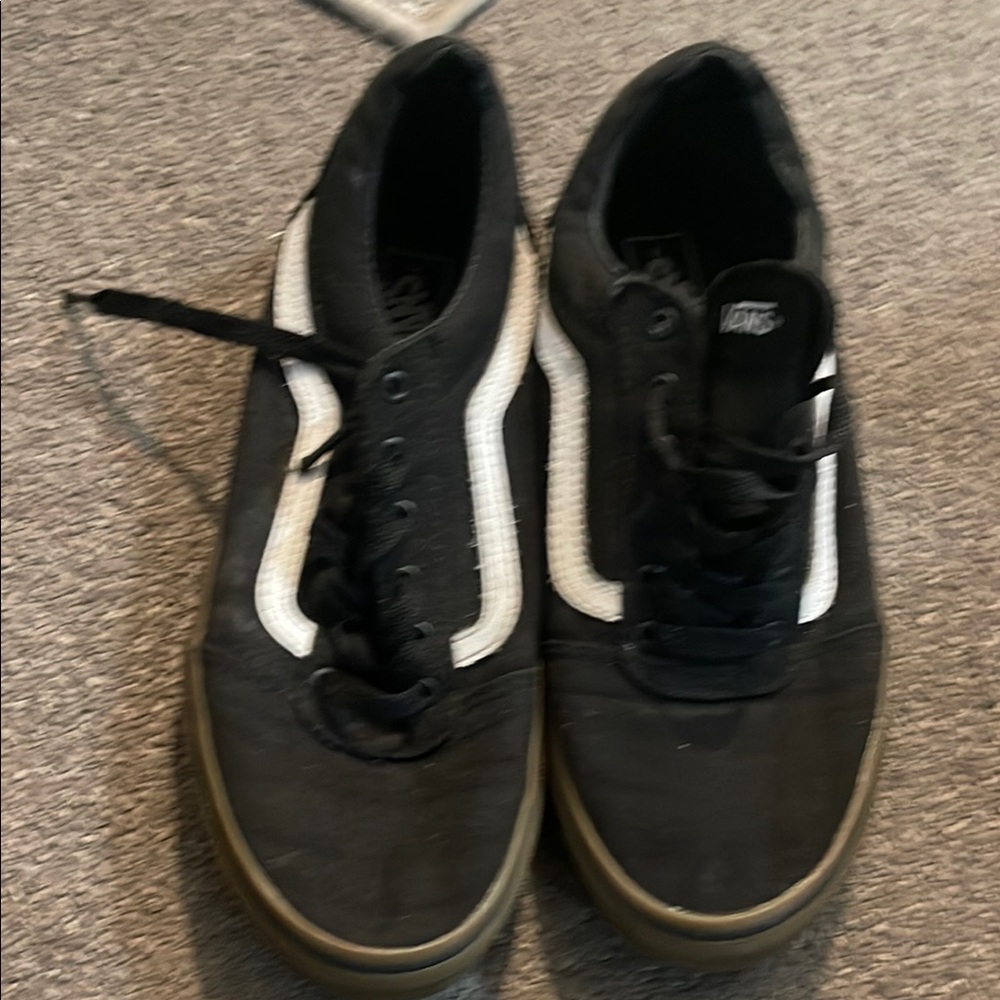 Vans Black and White Classic Sneakers